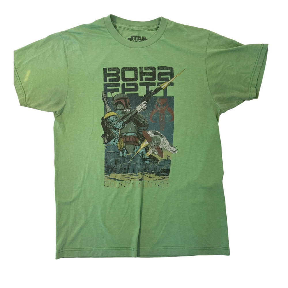 Star Wars Boba Fett Bounty Hunter Graphic Tee Sz M